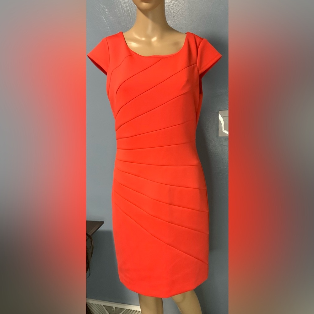Jessica Simpson Orange Bodycon Dress